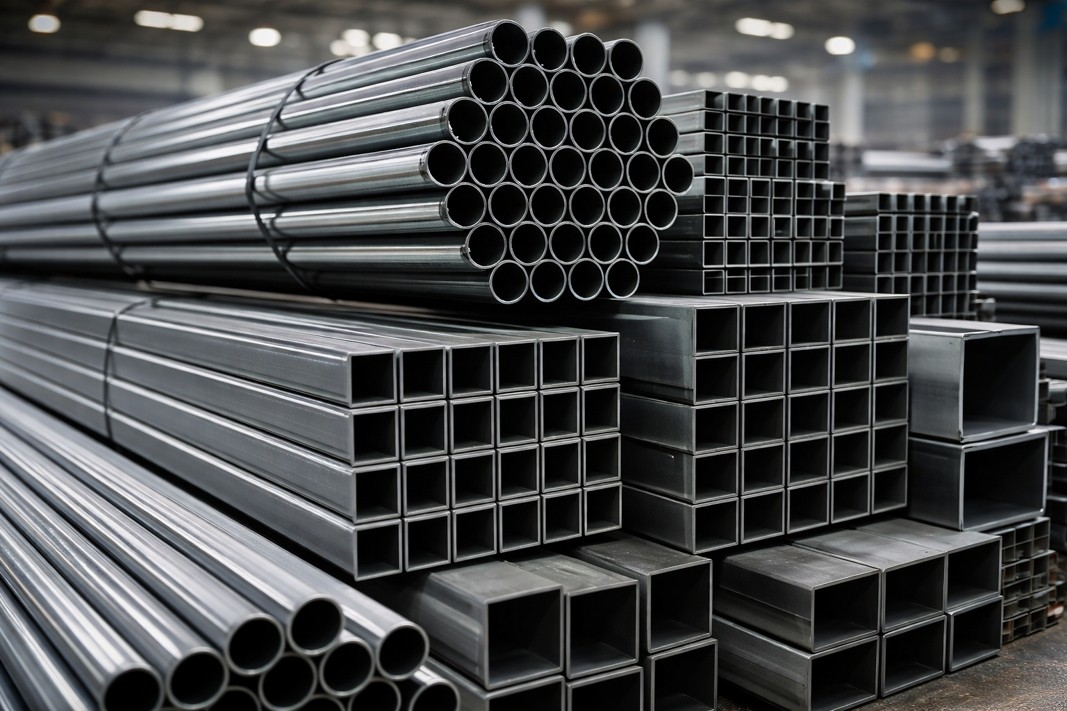 Tubes en acier
